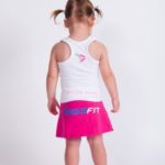 Little MissFit Hot Pink Skort - Image 3