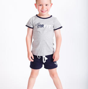 Little MrFit Grey T-Shirt