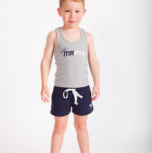 Little Muscles Grey Racer Back