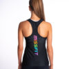 Rainbow Racer Back Singlet in Mesh - Image 2