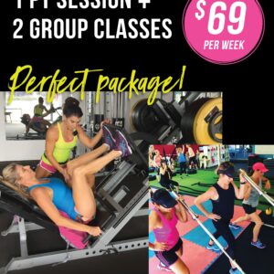 Perfect Package 1 PT + 2 Group Classes Per Week