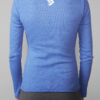 Sky Blue Ribbed Sweater - Image 3