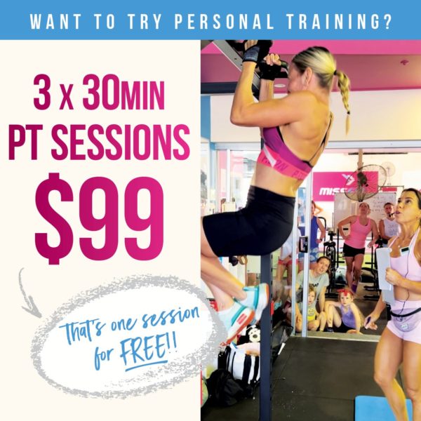 3 Personal Training Sessions for $99