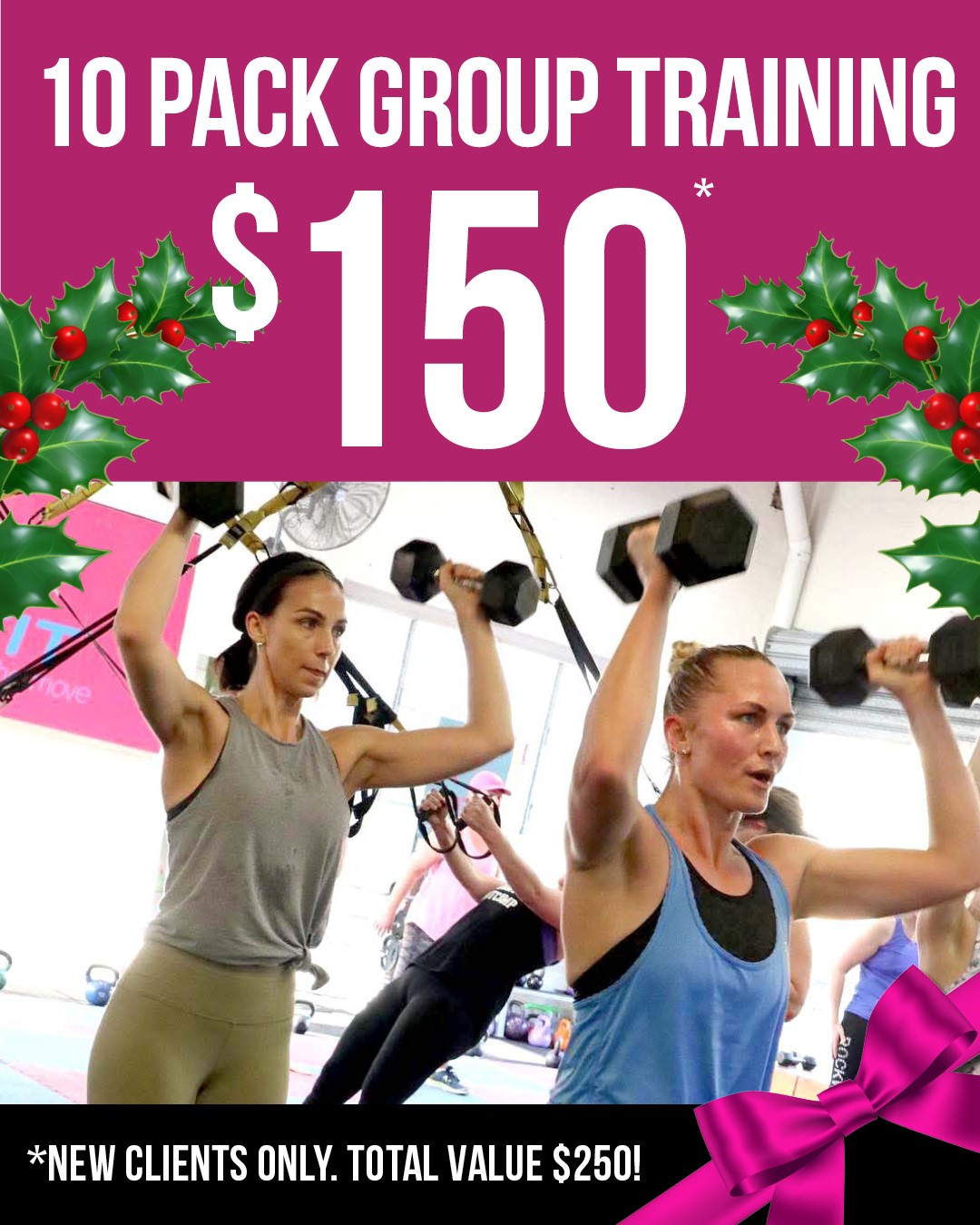 10 Pack of Classes for $150 (new clients only)